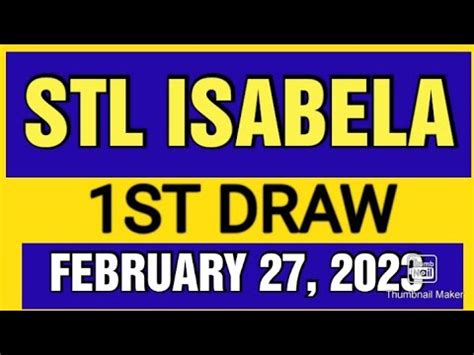 stl result today isabela|ISABELA STL RESULTS, CODES & PAYA TIPS .